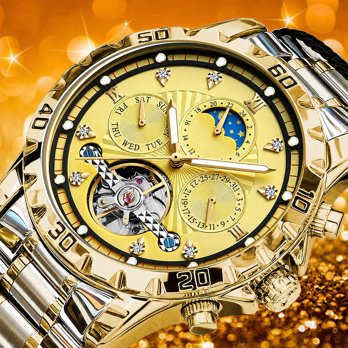 Men's Quartz Business Watch – Luminous Waterproof