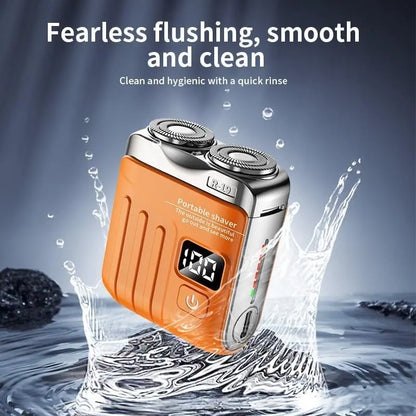 R-19 Luggage Electric Shaver, Mini Shavers for Men, Electric Portable Beard Shaver Razor
