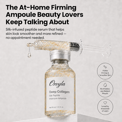 Silk Peptide Firming Ampoule – Hydrating Serum for Smoother, Plumper-Looking Skin