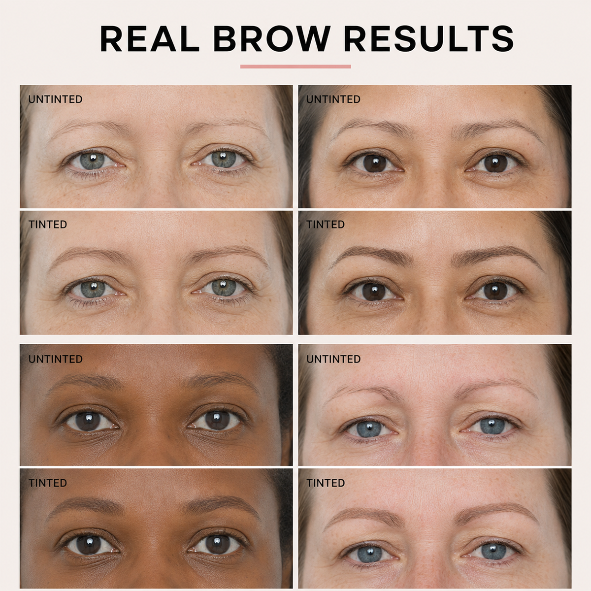 🎨Waterproof Brow Tint – Peel‑off, easy apply. Covers greys, shapes perfectly.🌟