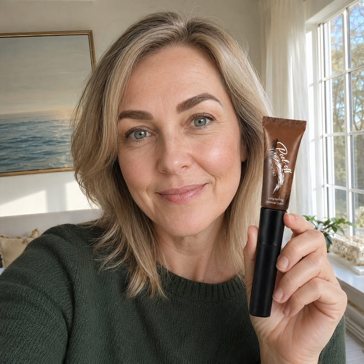 Brow tint finish