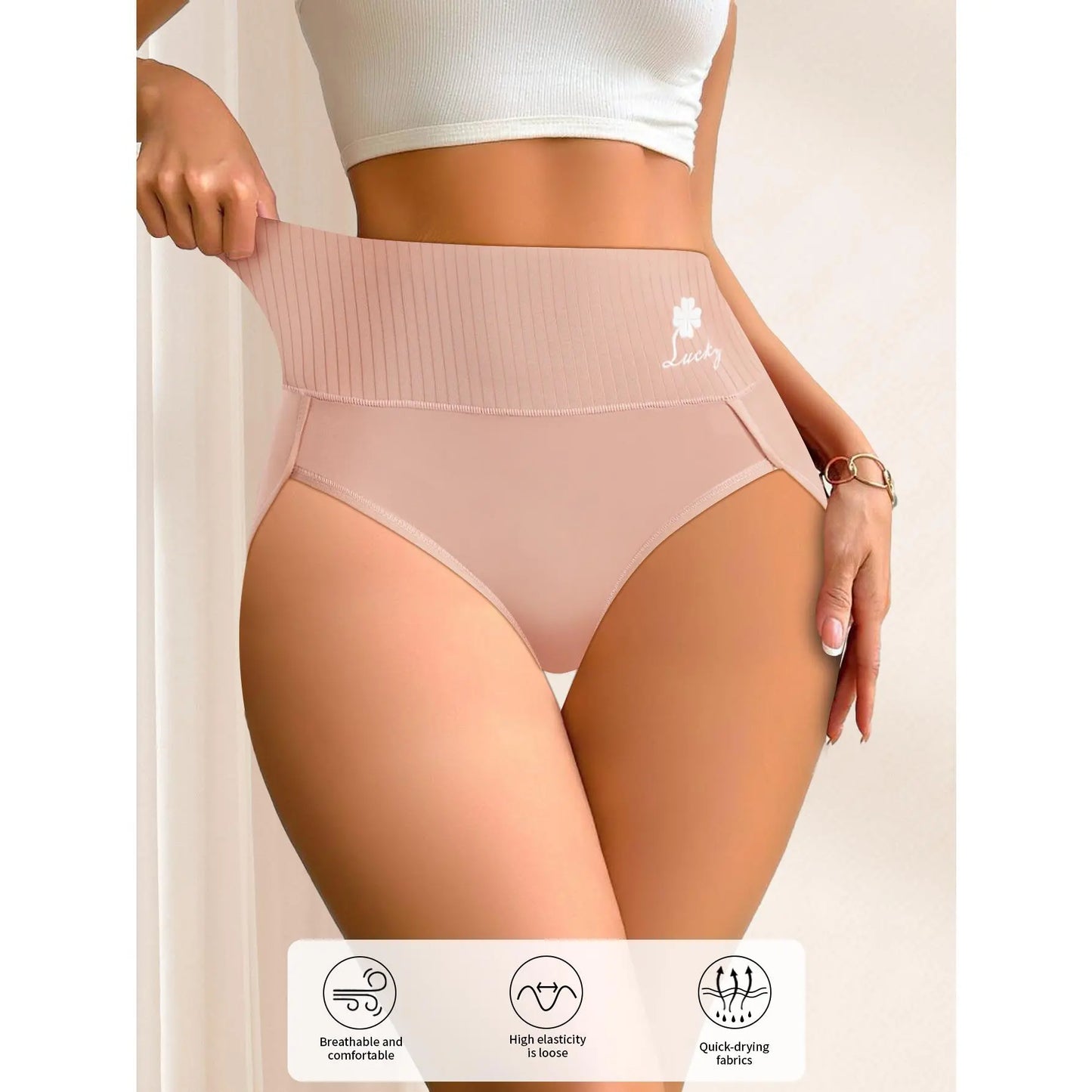 Breathable & Comfortable Women's Underwear, Must-Have for Daily Use-5/10 Pack