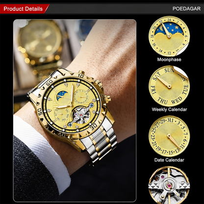 Men's Quartz Business Watch – Luminous Waterproof