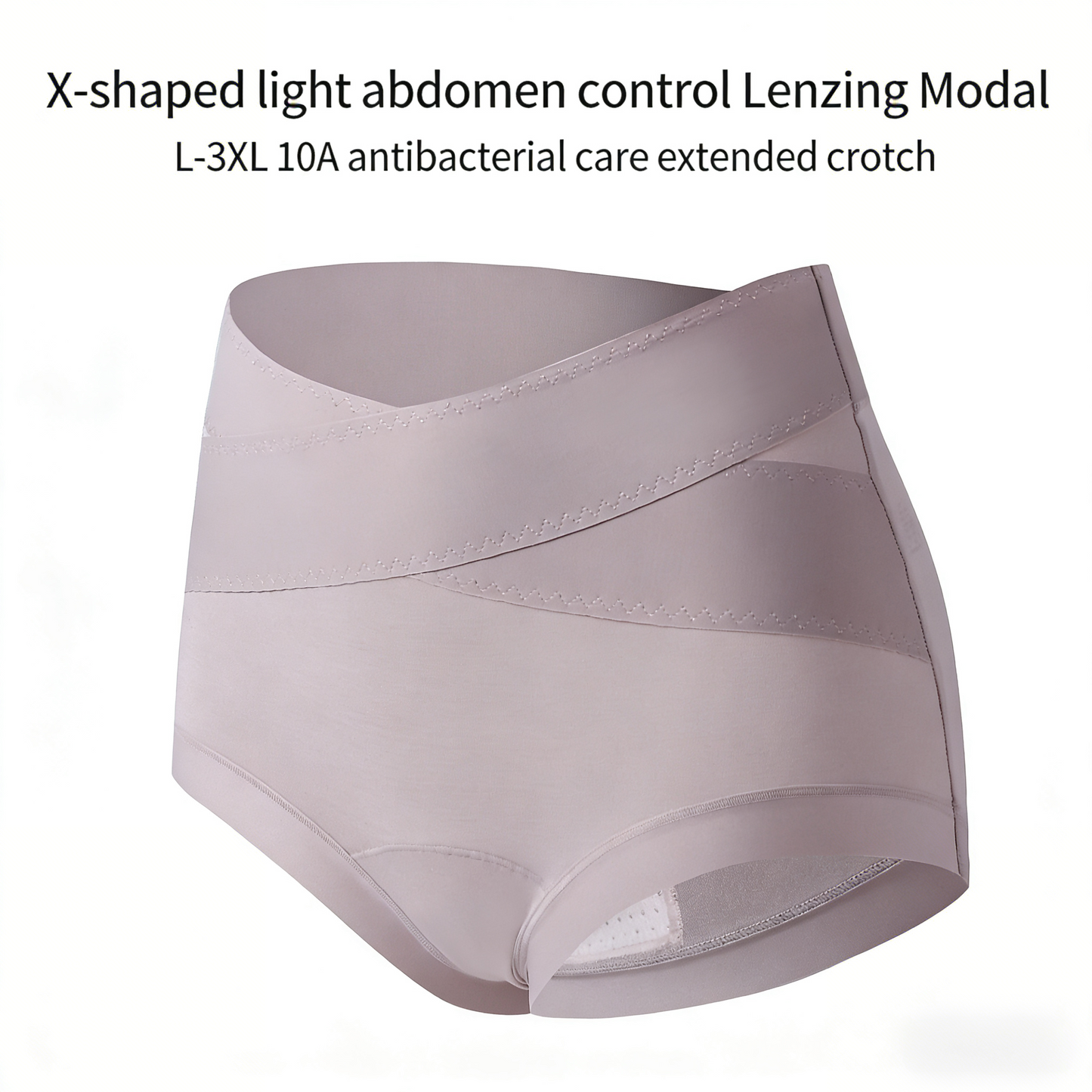 Women's 60S Lenzing Modal Underwear High Waist Non-Stuck Crotch Hyaluronic Acid Mulberry Silk Extended Crotch