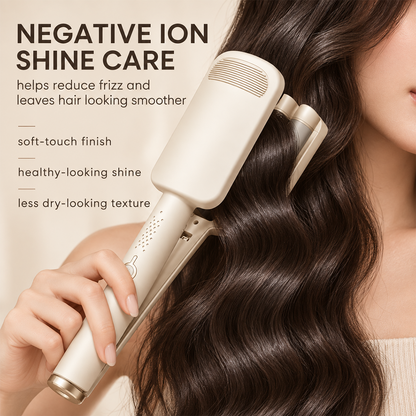 💇 ♀️✨ 32mm Wavy Hair Curler – Create Soft, Natural Waves at Home 🌸💕