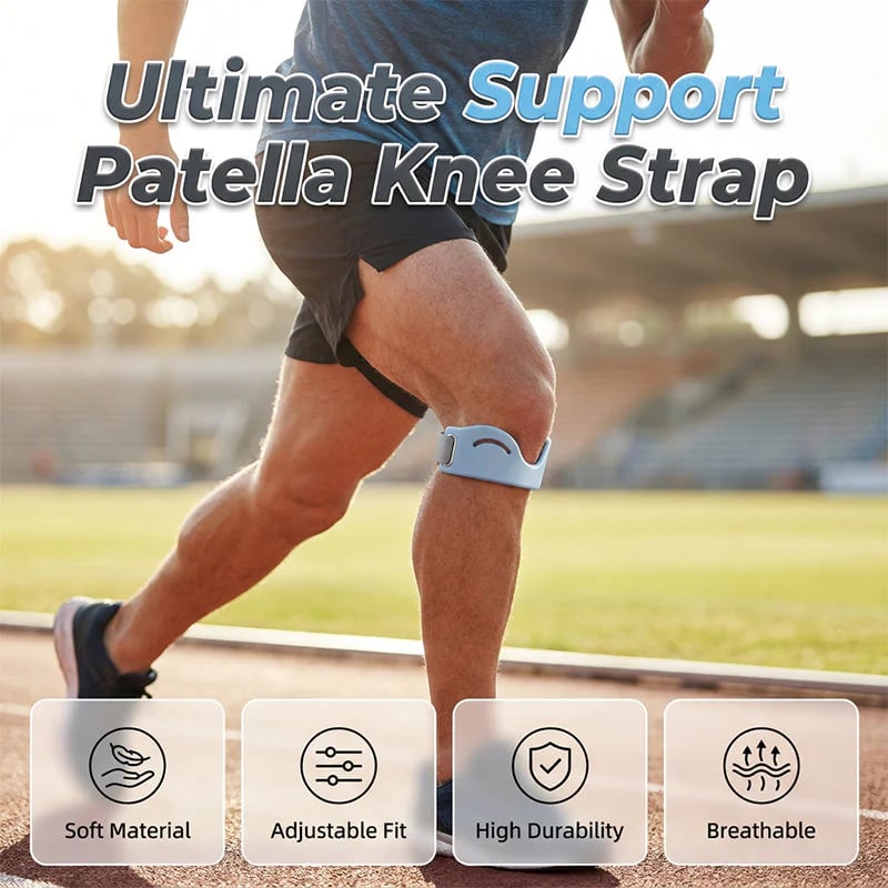 Breathable Patella Knee Support Brace – Cushioned Strap for Sports, Walking & Daily Movement💥🦵