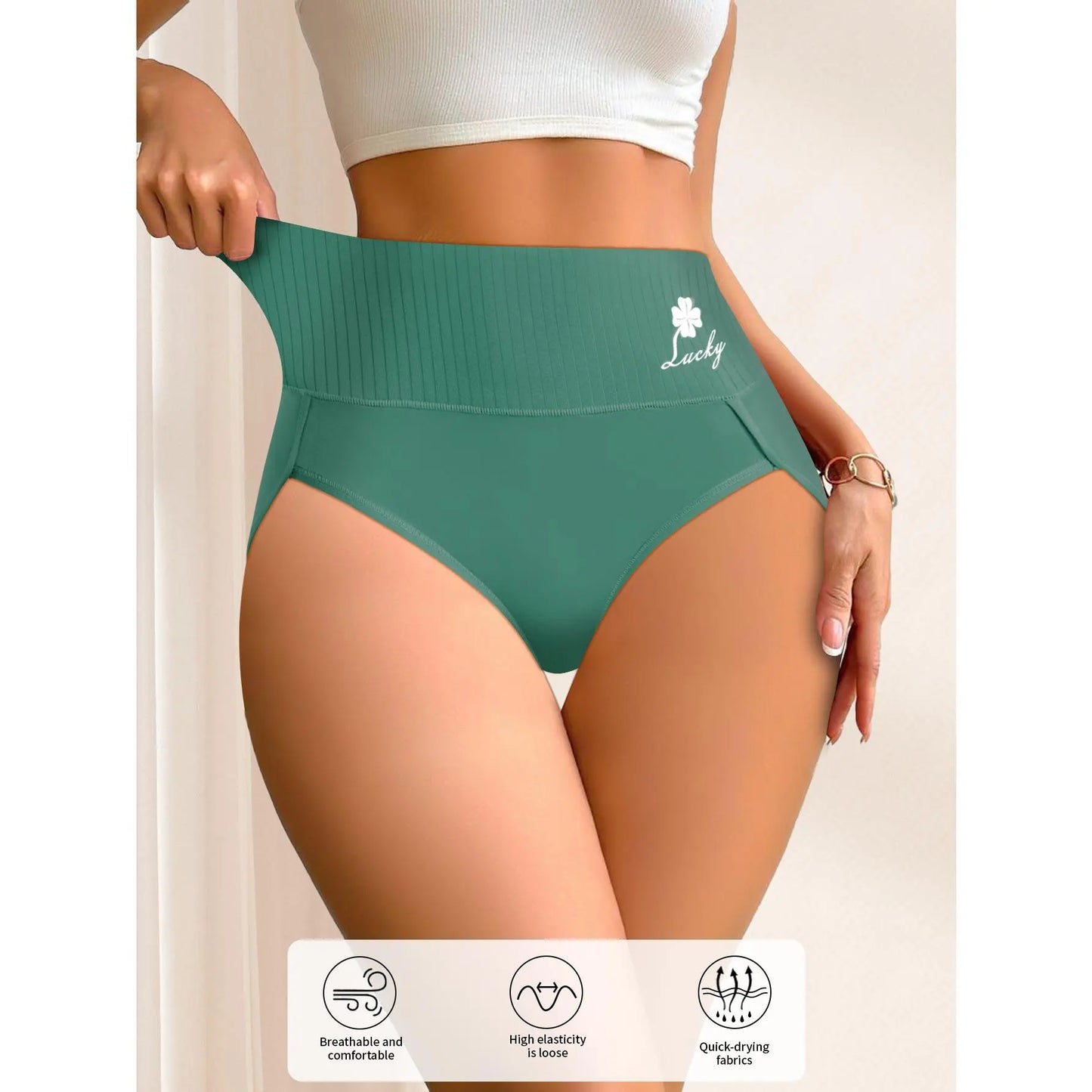 Breathable & Comfortable Women's Underwear, Must-Have for Daily Use-5/10 Pack