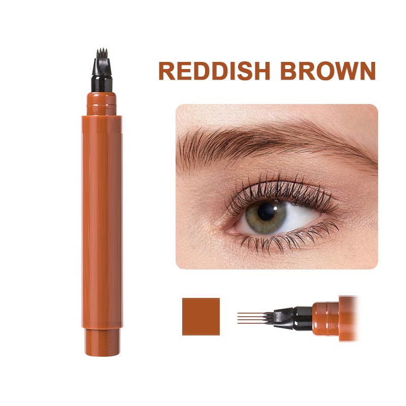 🔥✨✏️ Waterproof 4-Tip Beard & Eyebrow Pen – Smudge-Proof, Natural Look & Long-Lasting 🌟