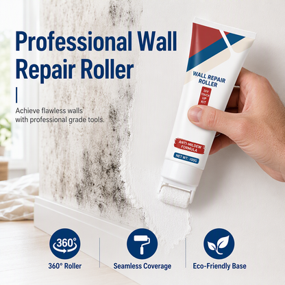 🏠 Waterproof Wall Repair Paste – Quick-Fix Filler with Integrated Roller Brush