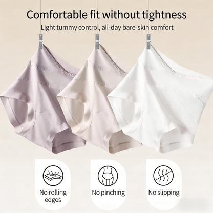 Women's 60S Lenzing Modal Underwear High Waist Non-Stuck Crotch Hyaluronic Acid Mulberry Silk Extended Crotch
