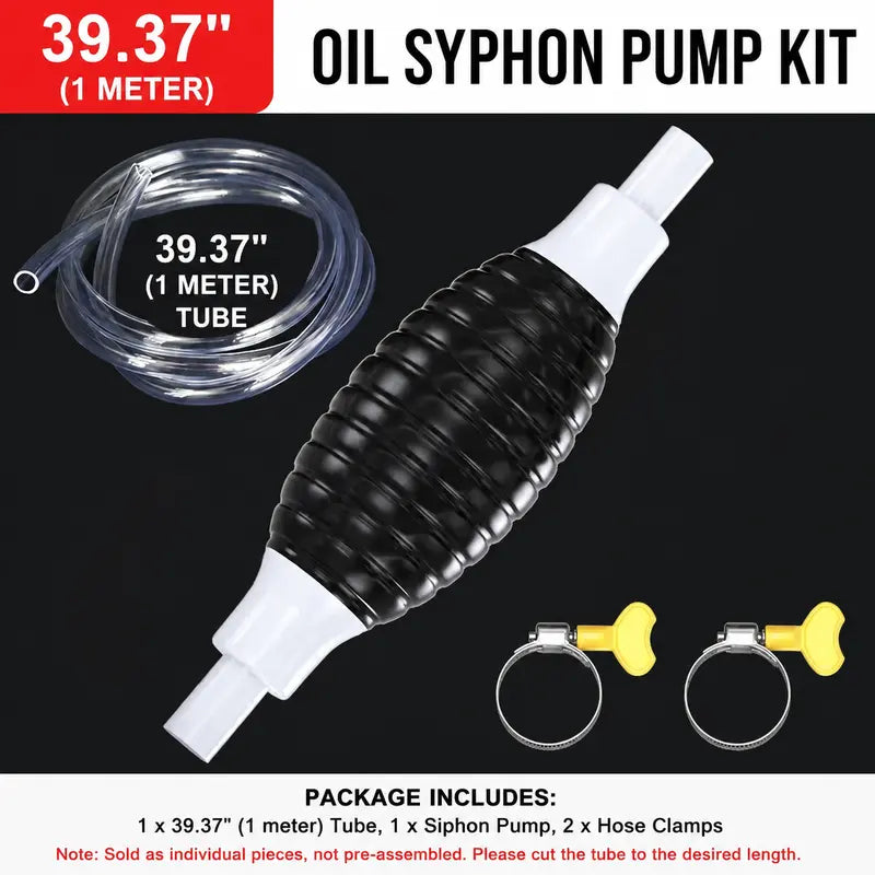 ⛽Manual Siphon Pump Kit with , Car Boat Motorcycle