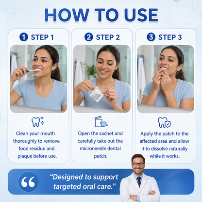 🦷 Fast-Dissolving Tooth & Gum Care Oral Strips – Daily Oral Wellness Support✨