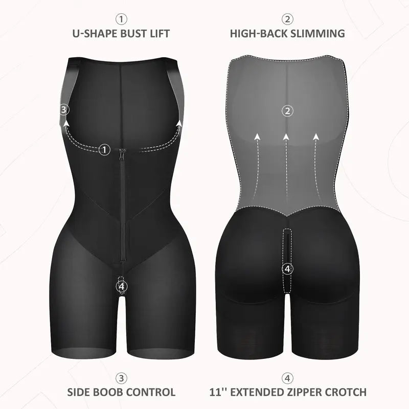 Fajas Colombianas Shapewear Postpartum Body Shaper Butt Lifter Bodysuit