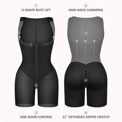 Fajas Colombianas Shapewear Postpartum Body Shaper Butt Lifter Bodysuit