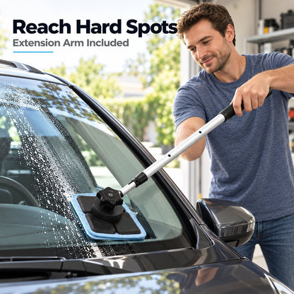 🎁Dual Magnetic Car Windshield Cleaner | Streak-Free Auto Glass Cleaning Kit