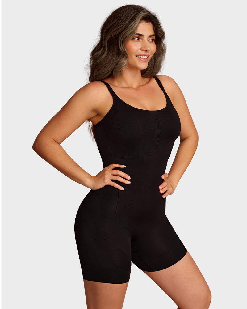 All-in-One Sculpting Bodysuit with Easy-Off Design
