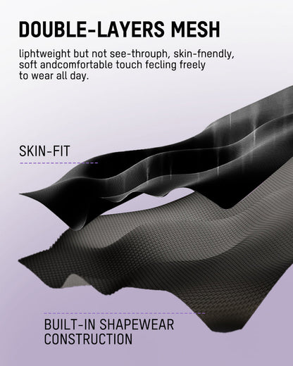 All-in-One Sculpting Bodysuit with Easy-Off Design
