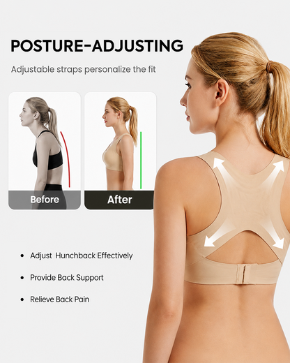 Posture Support Wireless Mesh Bra