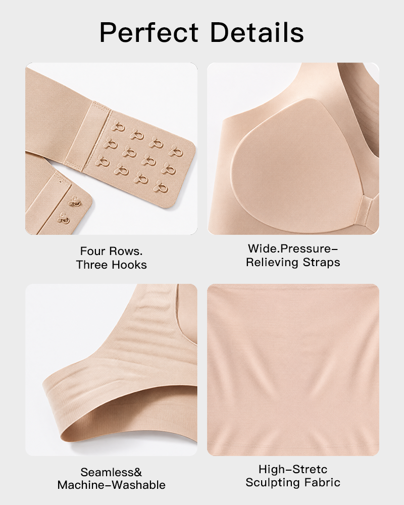 Posture Support Wireless Mesh Bra