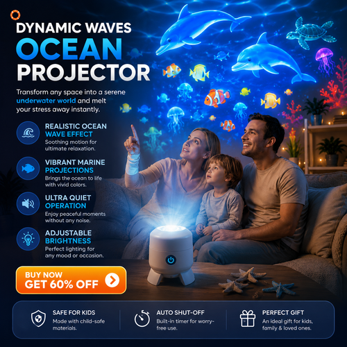 Ocean Night Light Projector