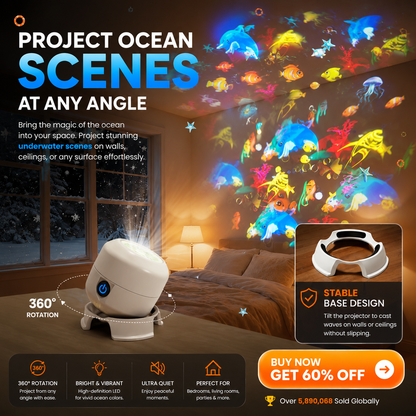 Ocean Night Light Projector