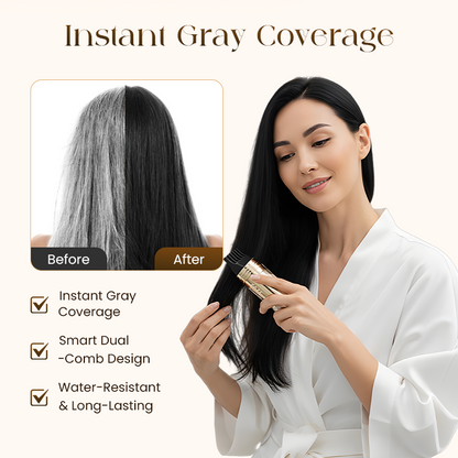 🌸 2-In-1 Hair Dye Comb | Easy At-Home Hair Touch-Up Tool With Built-In Comb