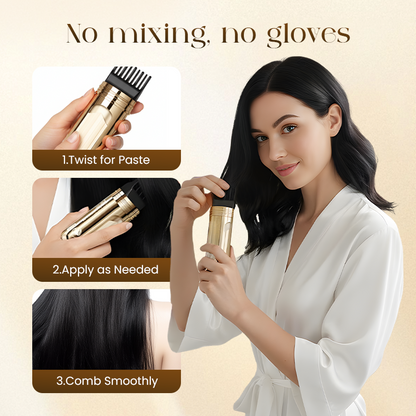 🌸 2-In-1 Hair Dye Comb | Easy At-Home Hair Touch-Up Tool With Built-In Comb