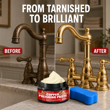🎺🛡️Copper & Brass Polish Paste – Restore Tarnished Metals to a Brilliant Shine