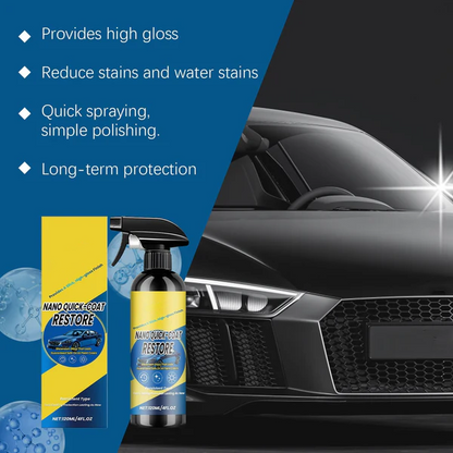 🚗 Car Nano Quick-Coat Spray – Restores Shine & Adds Protective Coating