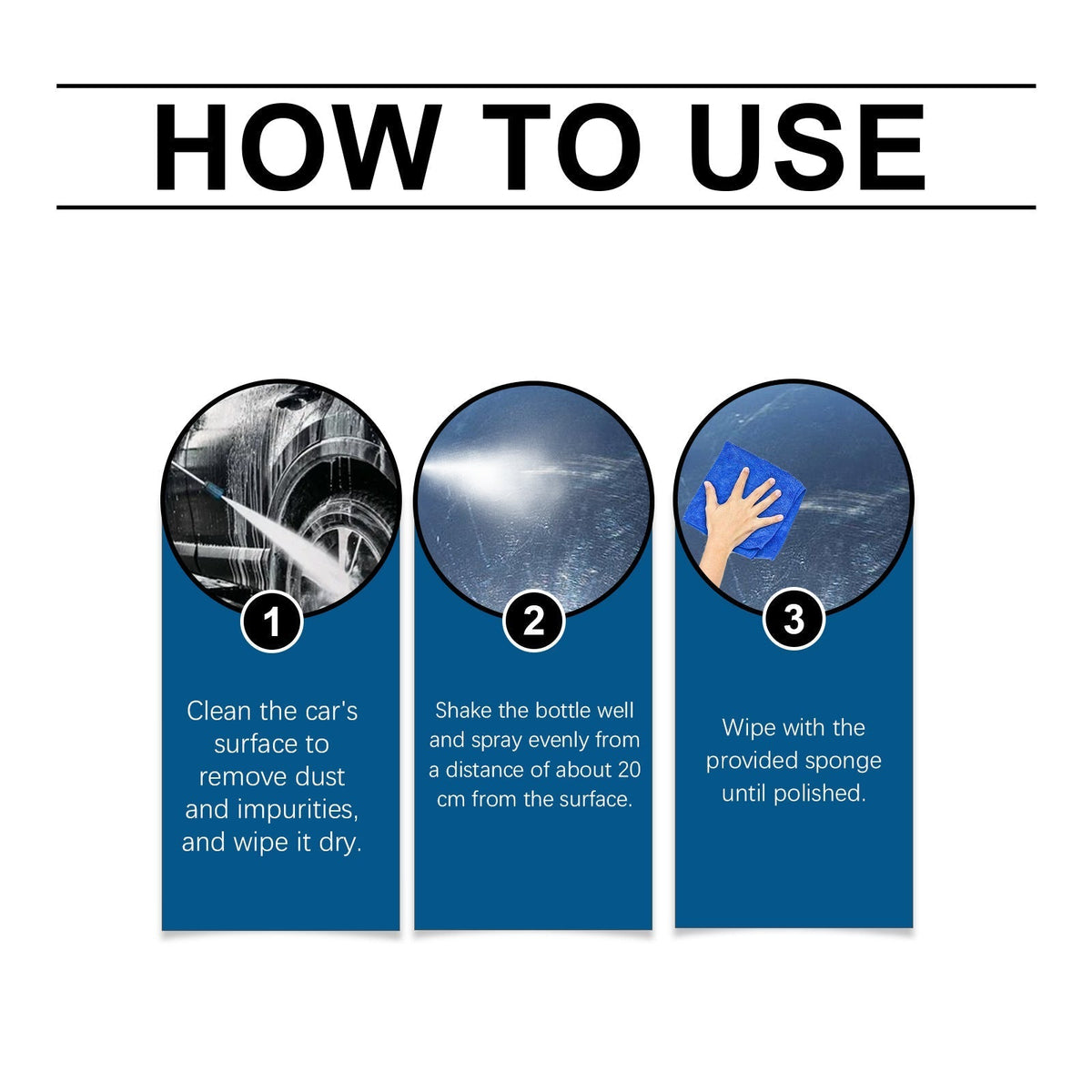 🚗 Car Nano Quick-Coat Spray – Restores Shine & Adds Protective Coating
