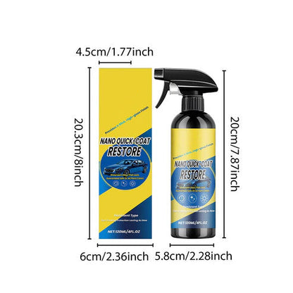 🚗 Car Nano Quick-Coat Spray – Restores Shine & Adds Protective Coating
