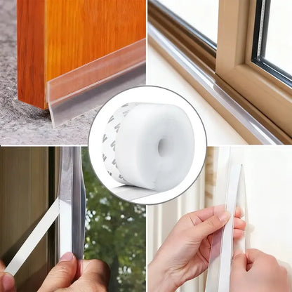 🔥 16.4Ft Self-Adhesive Weather Seal – Block Drafts, Dust & Moisture Around Doors & Windows