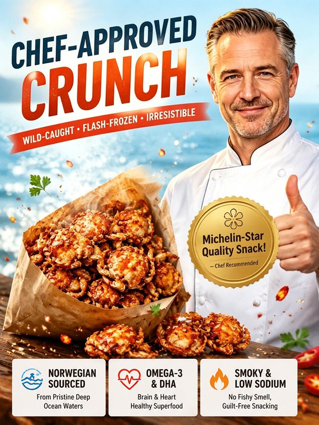 🦀 Spicy Crispy Baby Crabs – Ready-to-Eat Deep-Sea Crab Snack