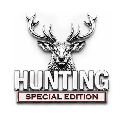 🦌 Hunting Special Edition 3D Chrome Metal Car Emblem