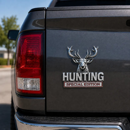 🦌 Hunting Special Edition 3D Chrome Metal Car Emblem