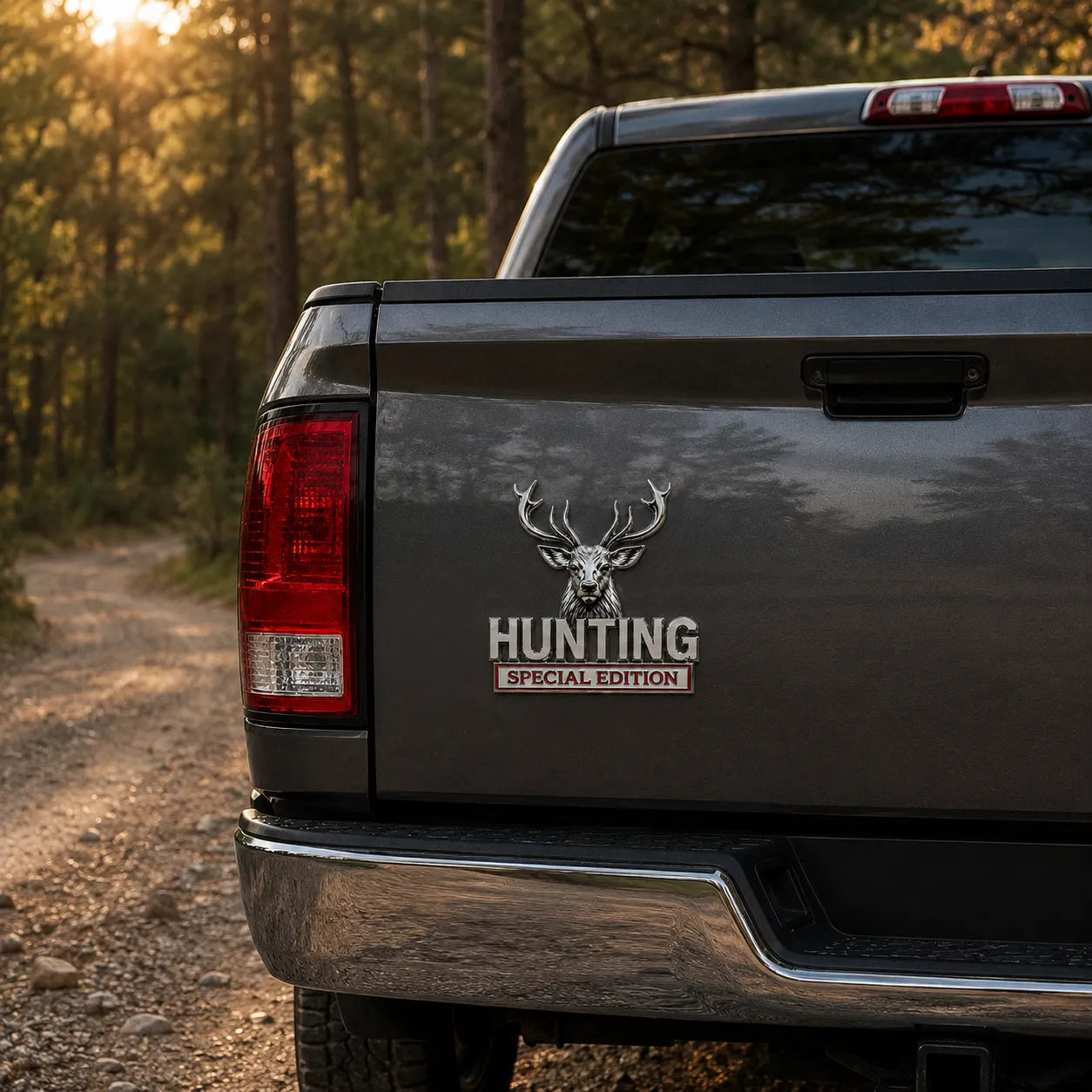 🦌 Hunting Special Edition 3D Chrome Metal Car Emblem