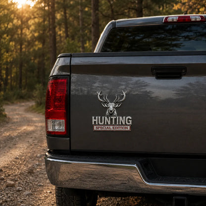 🦌 Hunting Special Edition 3D Chrome Metal Car Emblem