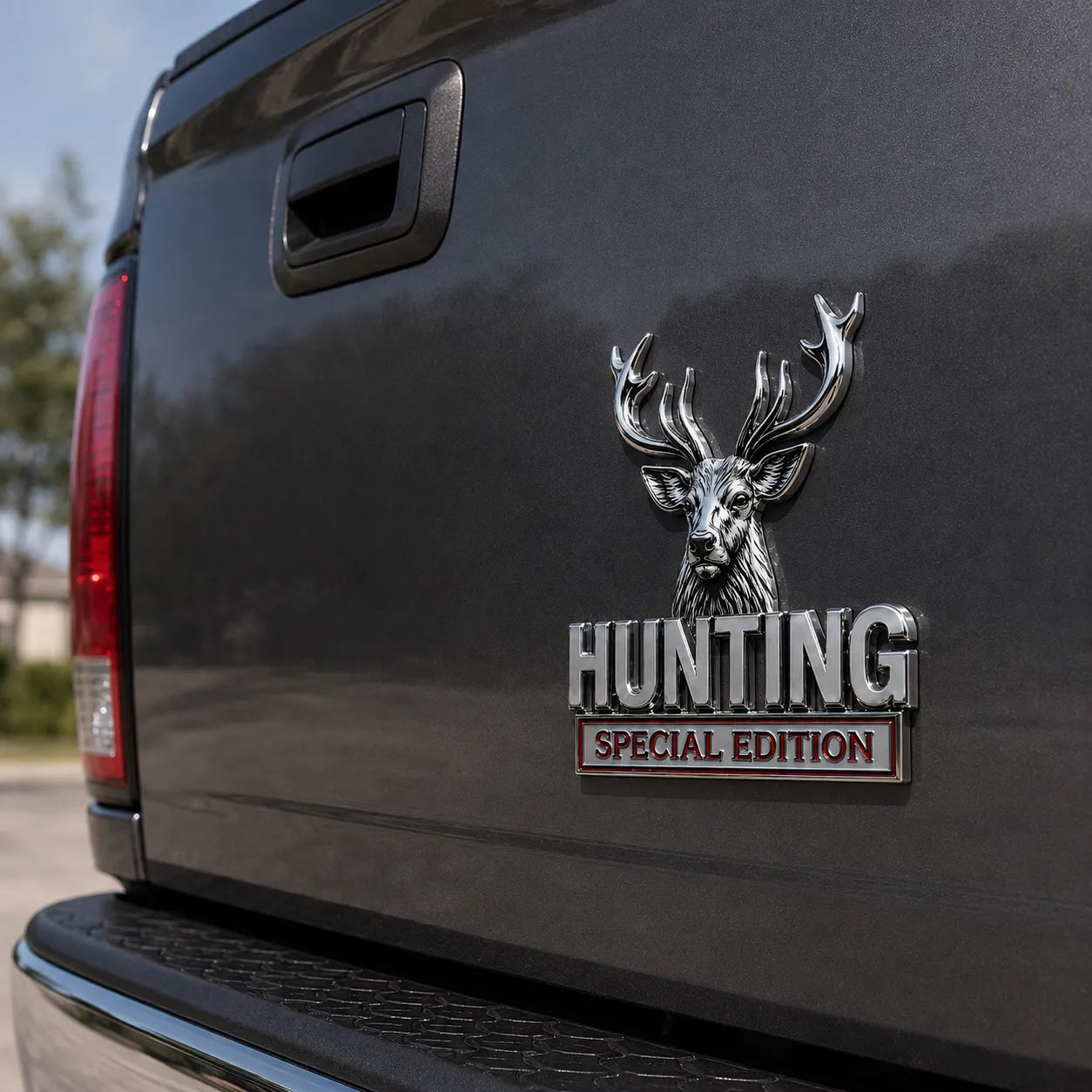 🦌 Hunting Special Edition 3D Chrome Metal Car Emblem