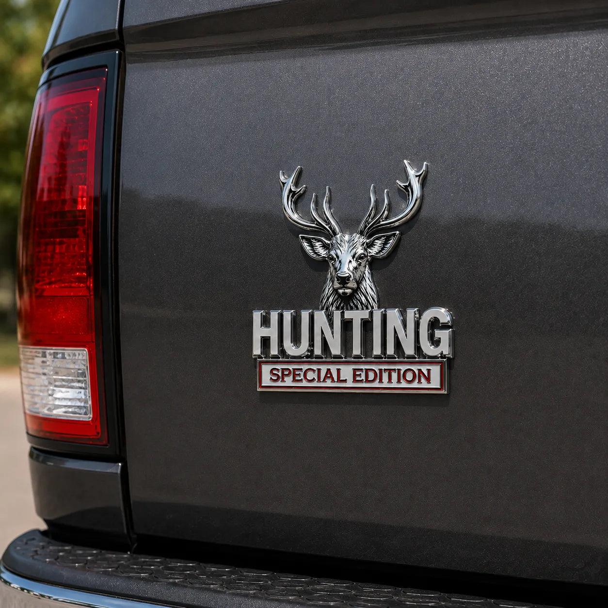 🦌 Hunting Special Edition 3D Chrome Metal Car Emblem