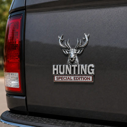 🦌 Hunting Special Edition 3D Chrome Metal Car Emblem