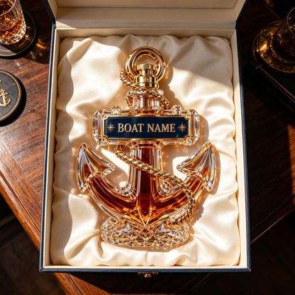 Custom Boat Name Whiskey Bottle