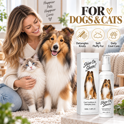 🥳HOT SALE🥳💞🐾 Pet Coat Conditioner & Detangling Spray – Knot Release, Softness & Shine