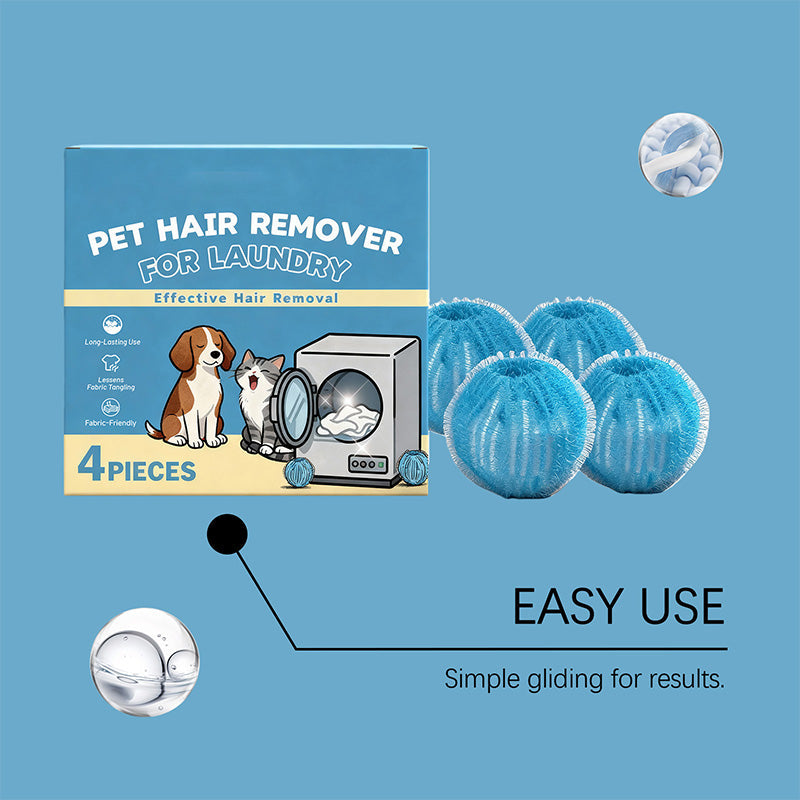 ⏳Time-Limited Special🐾 Reusable Pet Hair Remover Laundry Balls – Remove Fur from Clothes in the Wash