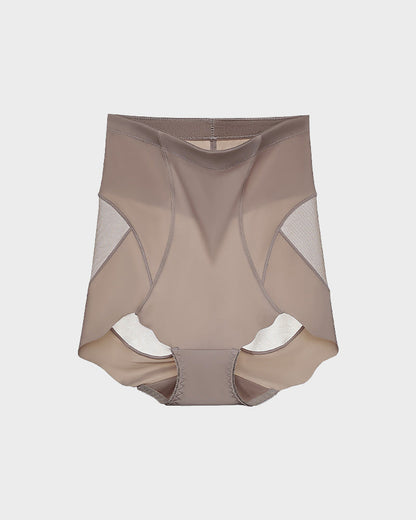 High-Waist Invisible Mesh Strong Shaping Panties
