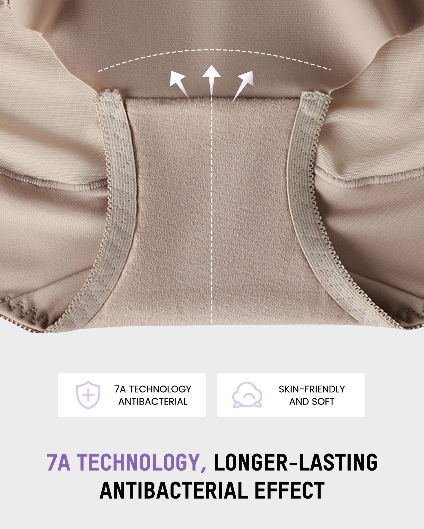 High-Waist Invisible Mesh Strong Shaping Panties