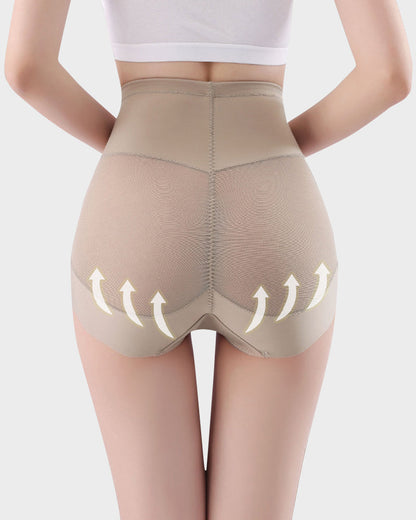 High-Waist Invisible Mesh Strong Shaping Panties