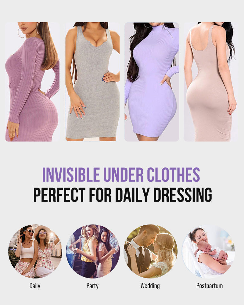 High-Waist Invisible Mesh Strong Shaping Panties