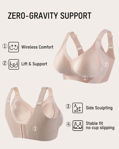 Invisible Wide-Band Wireless Support Bra