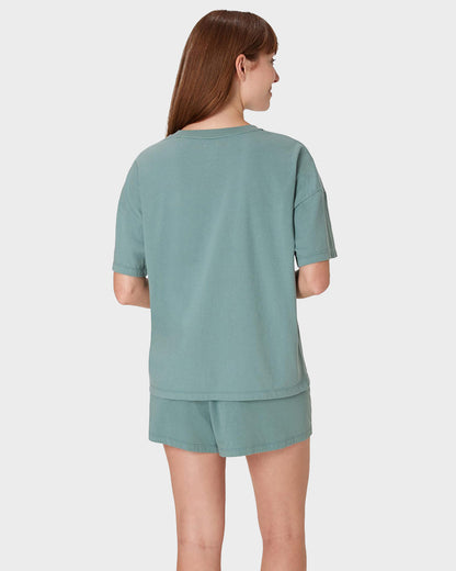 2 Piece Lounge Set Comfywear Supersoft Boxy T-shirt & Sleep Shorts Loungewear