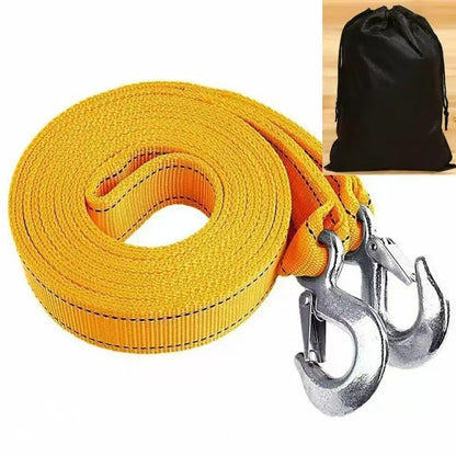 ⏰ 8-Ton Tow Rope with U-Shackle Hooks – Strong & Reliable 💪